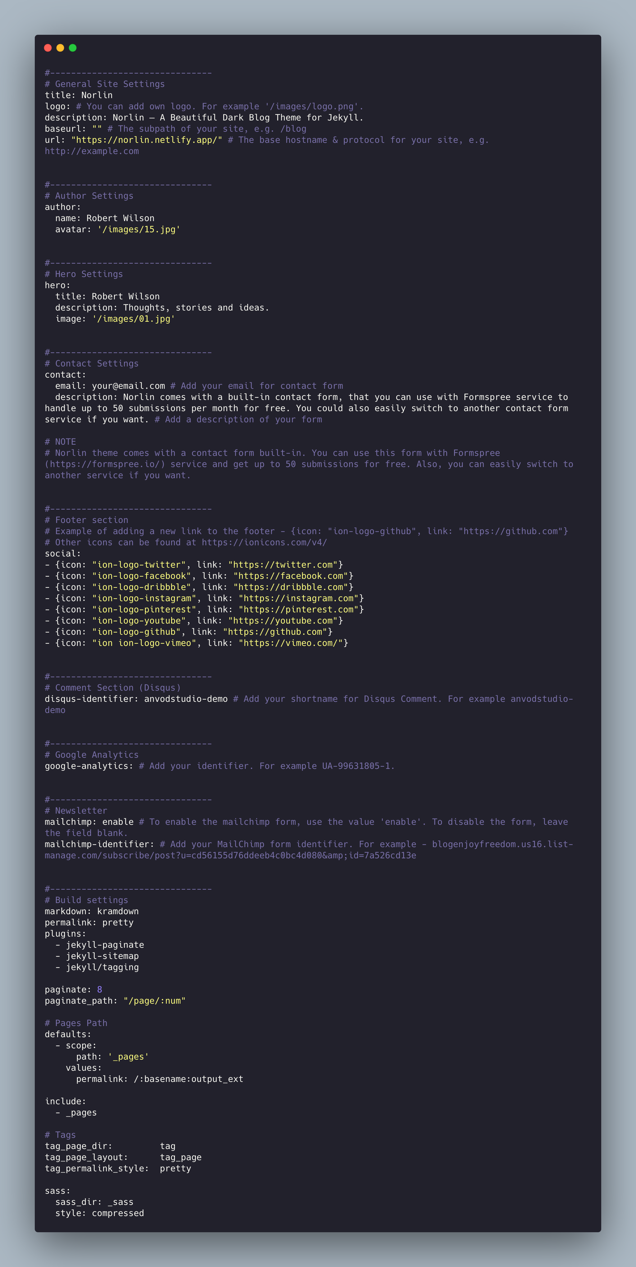 config